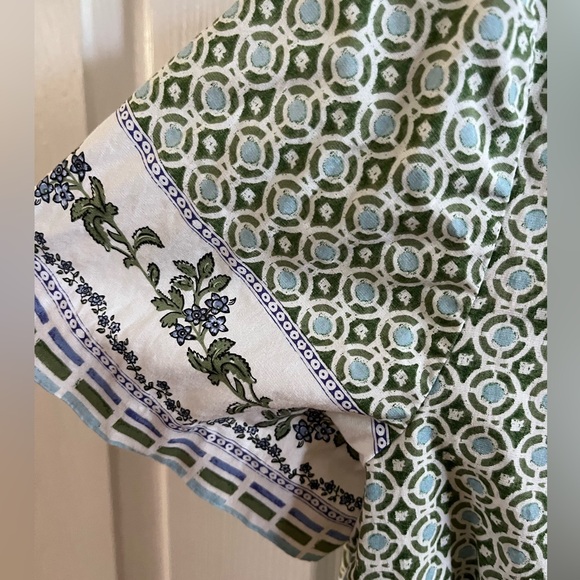 Tory Burch Botanical Button Down size 10 - Picture 2 of 7